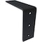 Ekena Millwork Countertop Support Steel Heavy Duty Bracket, Powder Coated Black 2 1/2"W x 8"D x 6"H BKTM02X08X06CSPBL - alternate 6